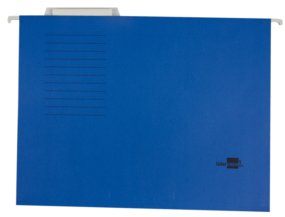 CAPAS DE SUSPENSAO LIDERPAPEL DIN A4 KRAFT AZUL