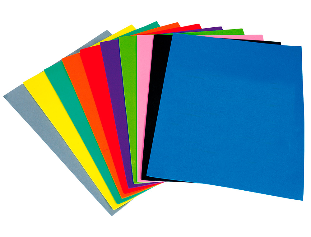 GOMA EVA LIDERPAPEL 50X70 CM 60GR 1,5 MM ESPESSURA BRANCO