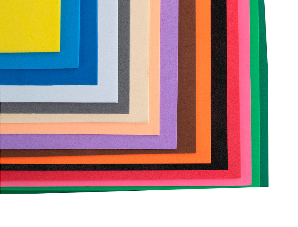 GOMA EVA LIDERPAPEL 50X70 CM 60GR 1,5 MM ESPESSURA BRANCO