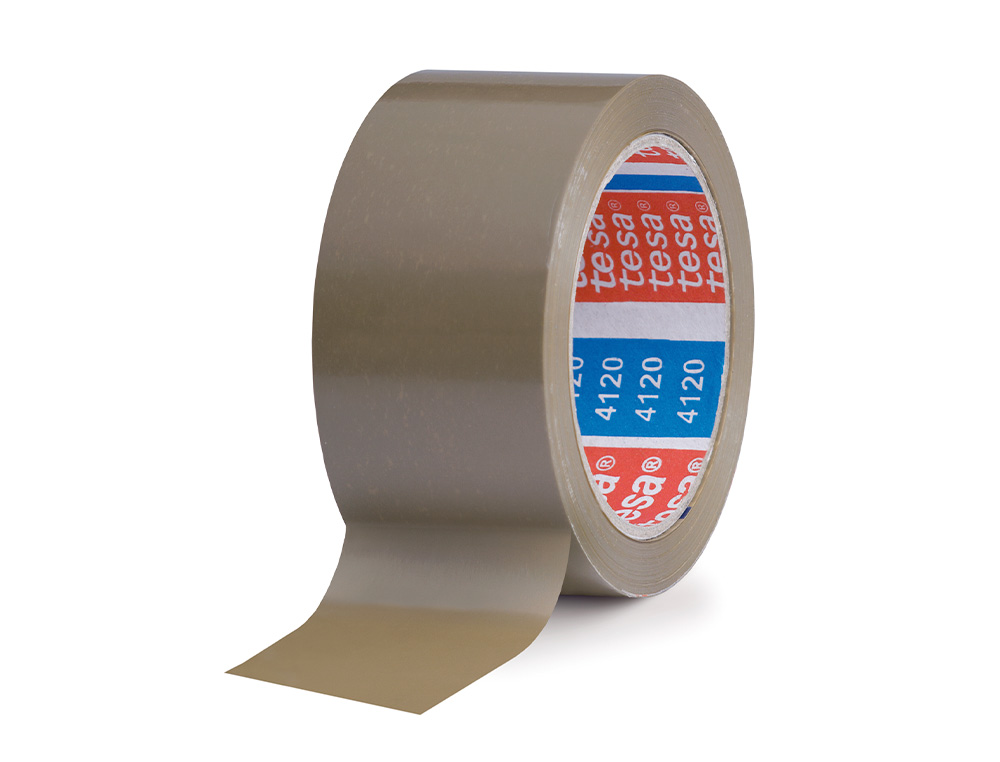 FITA ADESIVA TESA PVC COR CASTANHO 66MTX50MM