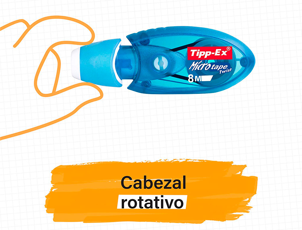 CORRETOR TIPP-EX ROLLI-POP UNIDADE
