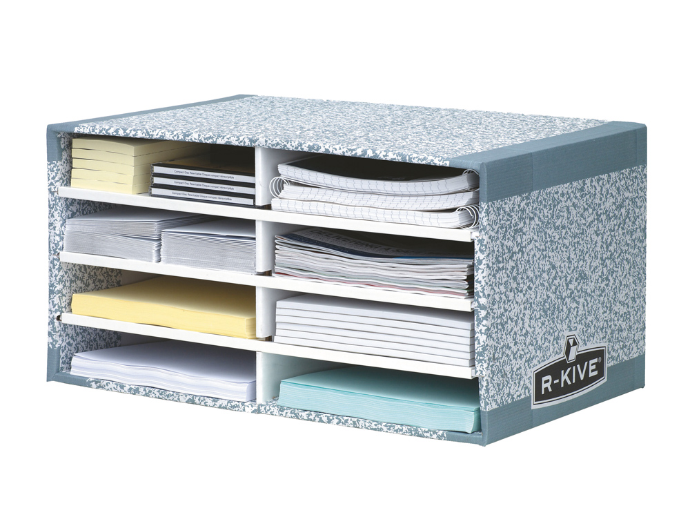 MODULO CLASSIFICADOR CARTAO FELLOWES COM 8 COMPARTIMENTOS 490X310X260MM