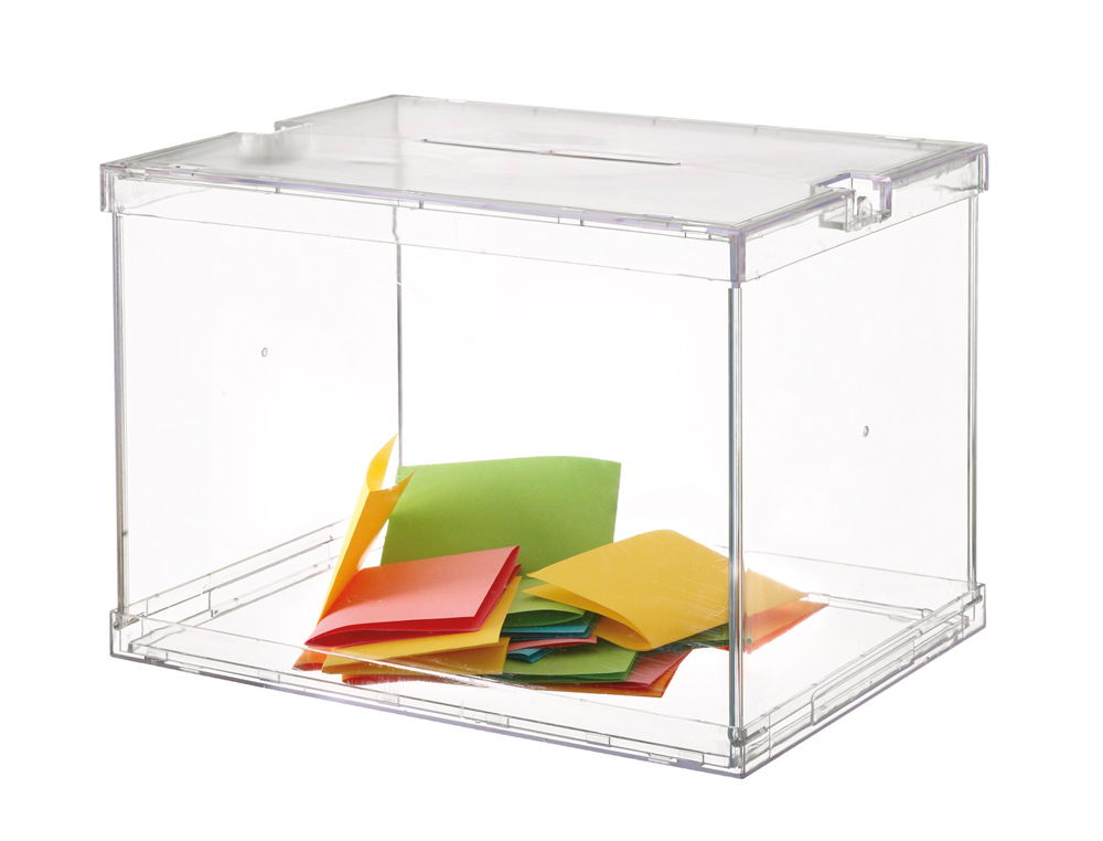 URNA ELEITORAL COM FECHO DE SEGURANCA 440X310X335MM
