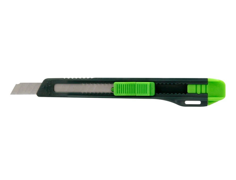 X-ATO Q-CONNECT ESTREITO DE PLASTICO LAMINA DE ACO 9 MM DE LARGURA COMPRIMENTO 135 MM BLISTER DE 1 UNIDADE