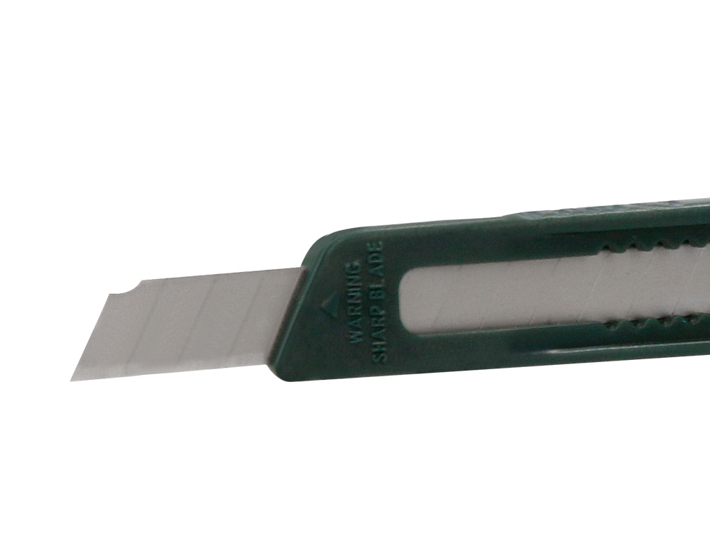 X-ATO Q-CONNECT ESTREITO DE PLASTICO LAMINA DE ACO 9 MM DE LARGURA COMPRIMENTO 135 MM BLISTER DE 1 UNIDADE