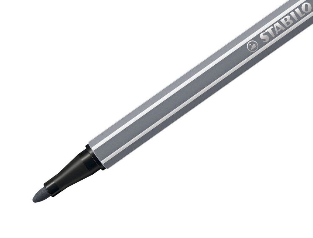 MARCADOR STABILO AGUARELAVEL PEN 68 CINZA AZULADO MEDIO 1 MM