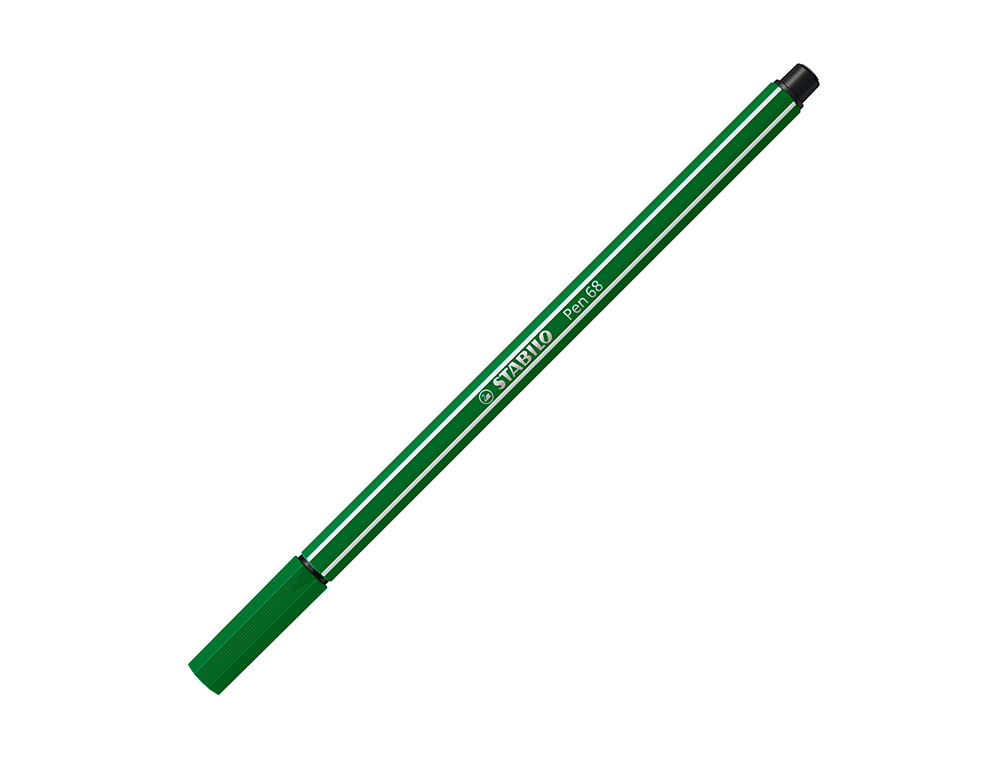 MARCADOR STABILO AGUARELAVEL PEN 68 VERDE ESMERALDA 1 MM