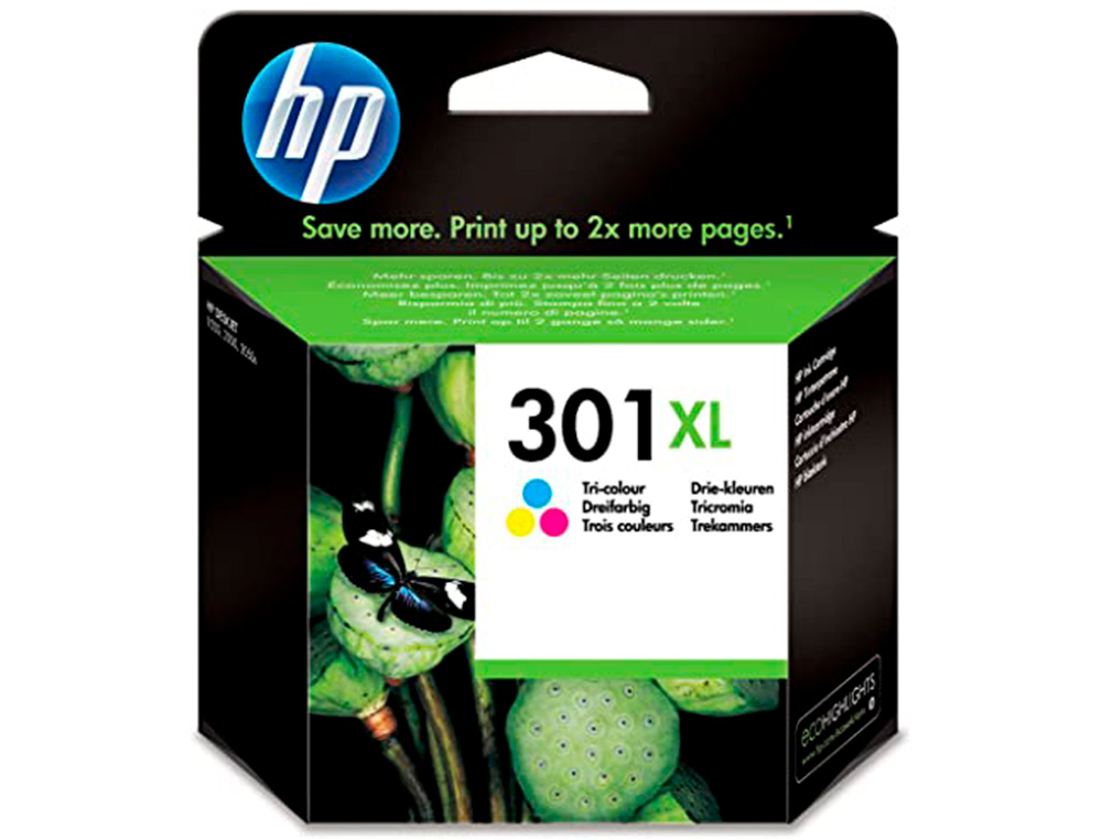 TINTEIRO HP 301 XL TRICOLOR