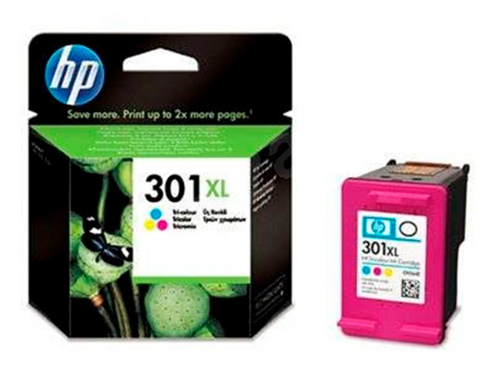 TINTEIRO HP 301 XL TRICOLOR