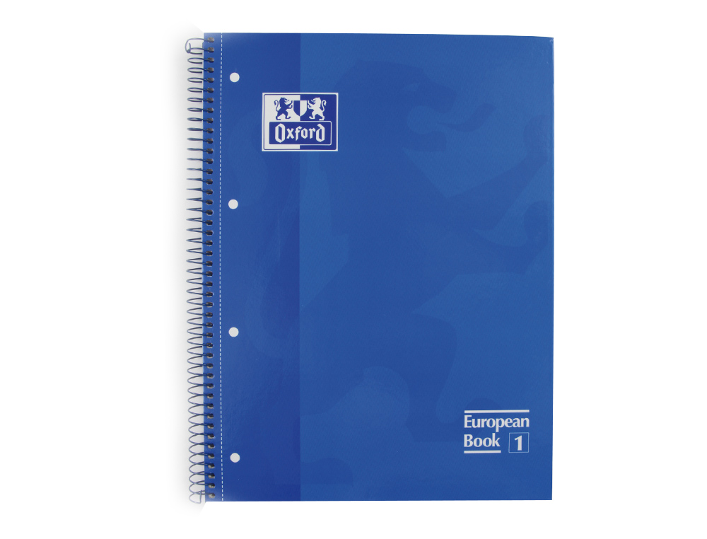 CADERNO ESPIRAL OXFORD CAPA EXTRADURA MICROPERFURADO DIN A4 80 F QUADRICULA 5MM COR AZUL