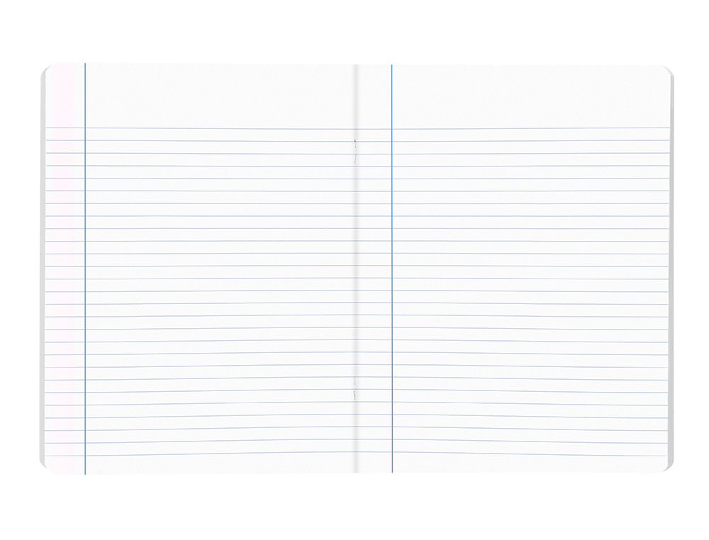 CADERNO AGRAFADO LIDERPAPEL SMART DIN A4 80 F PAUTADO 60 GR COM DUPLA MARGEM