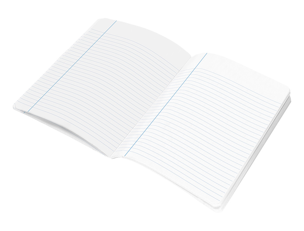 CADERNO AGRAFADO LIDERPAPEL SMART DIN A4 80 F PAUTADO 60 GR COM DUPLA MARGEM