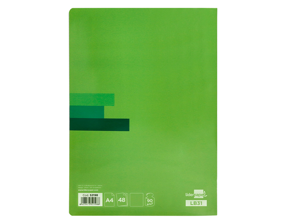 CADERNO AGRAFADO LIDERPAPEL SCRIPTUS DIN A4 48 F LISA SEM MARGEM CORES SORTIDAS PAPEL 90 GR