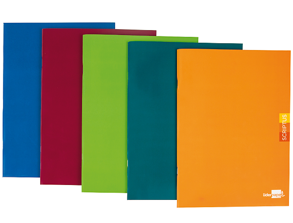 CADERNO ESCOLAR LIDERPAPEL SCRIPTUS 48 FOLHAS DIN A4 PAUTADO PAPEL 90GR