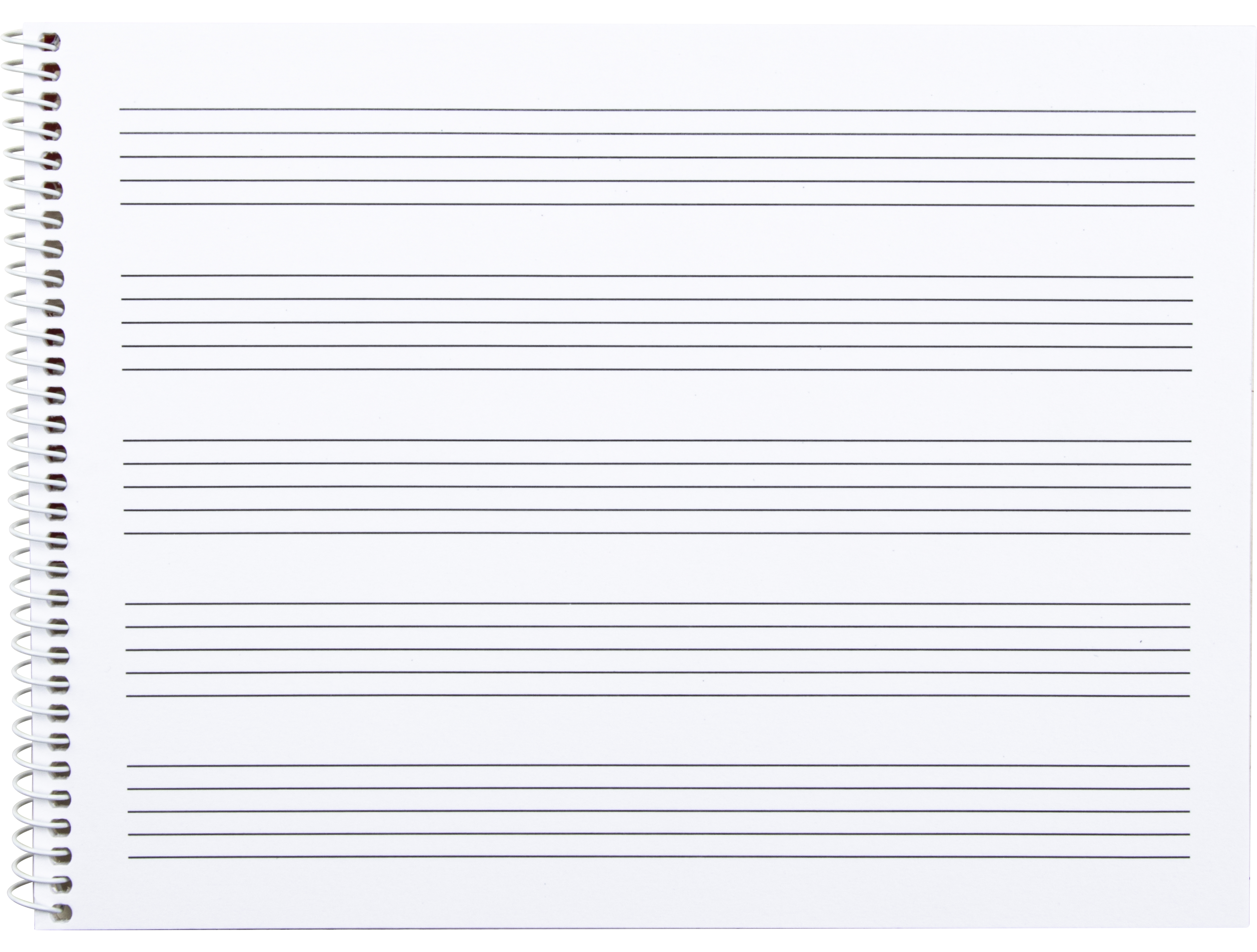 BLOCO MUSICA LIDERPAPEL QUARTO 20 FOLHAS 100 GR PENTAGRAMA COM 4 MM DE ENTRELINHAS