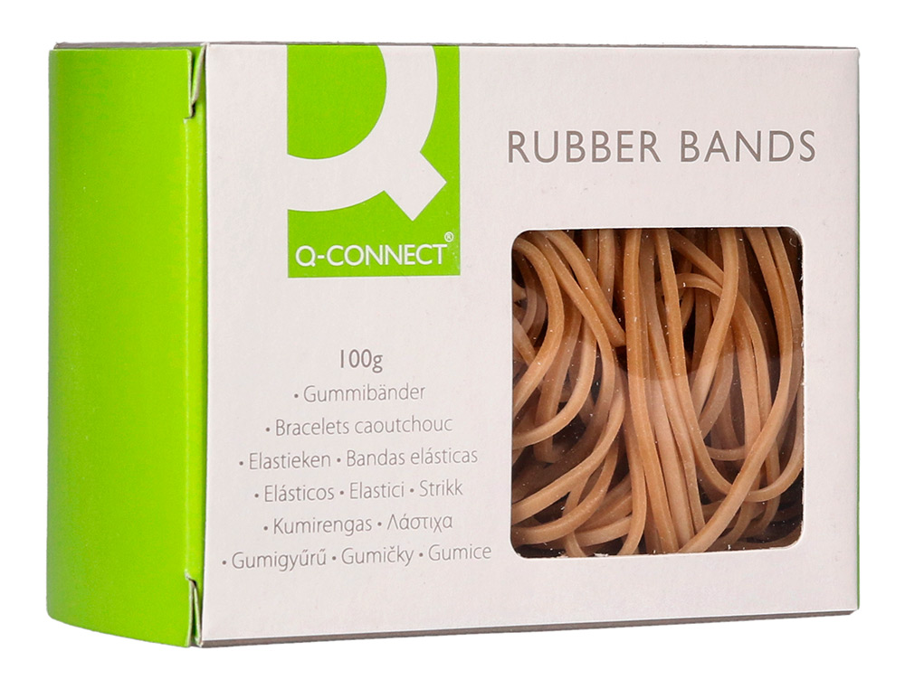 ELASTICOS Q-CONNECT 100 GR NUMERO 9