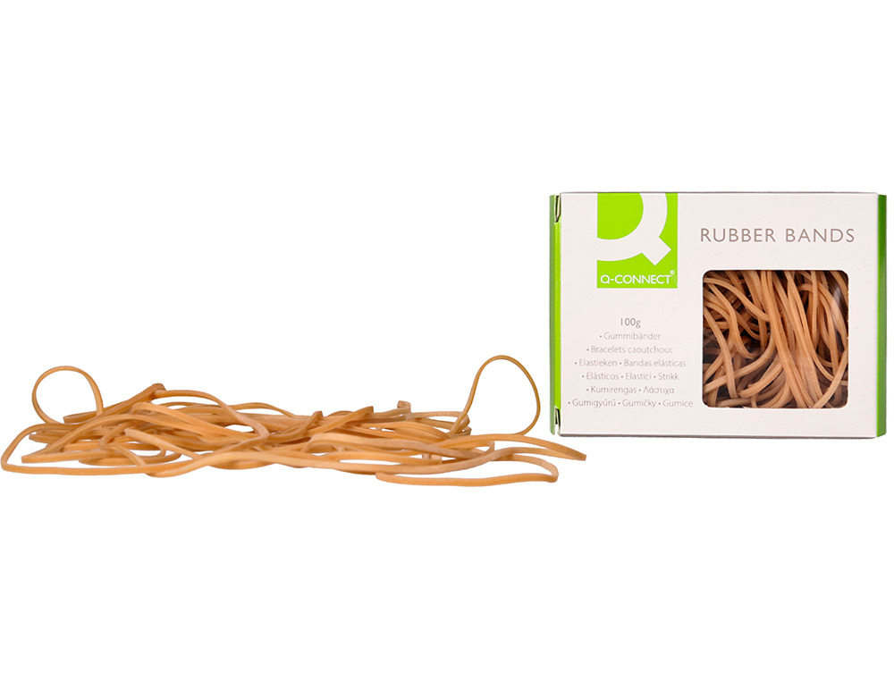 ELASTICOS Q-CONNECT 100 GR NUMERO 9