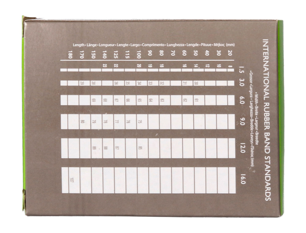 BANDAS ELASTICAS Q-CONNECT 100 GR 150 X 9 MM NUMERO 15