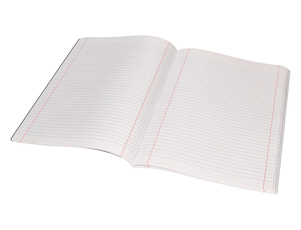 CADERNO AGRAFADO LIDERPAPEL CAPA PRETA DIN A4 80 F PAUTADO 60GR