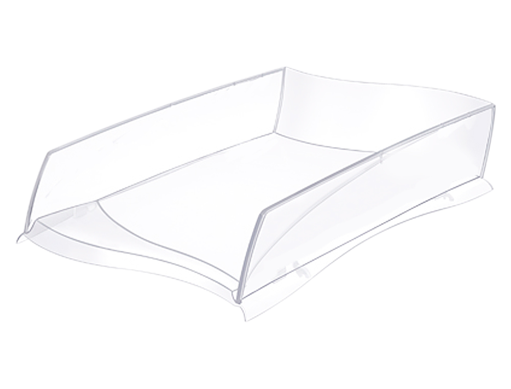 TABULEIRO DE SECRETARIA CEP ISIS PLASTICO BRANCA 380X275X82 MM