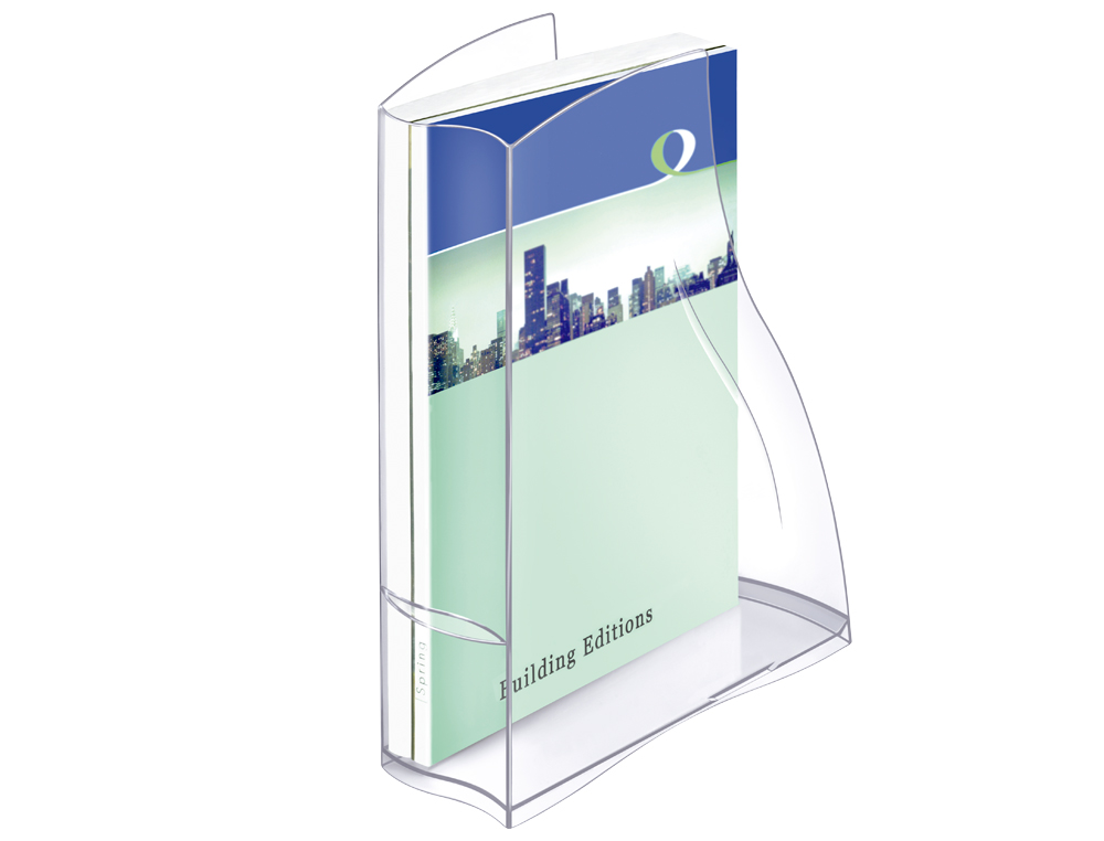 PORTA REVISTAS CEP ISIS PLASTICO TRANSPARENTE