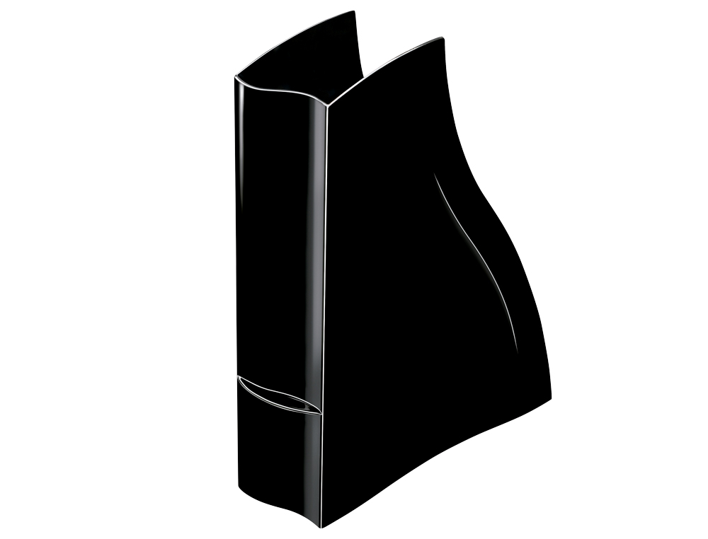 PORTA REVISTAS CEP ISIS PLASTICO PRETO