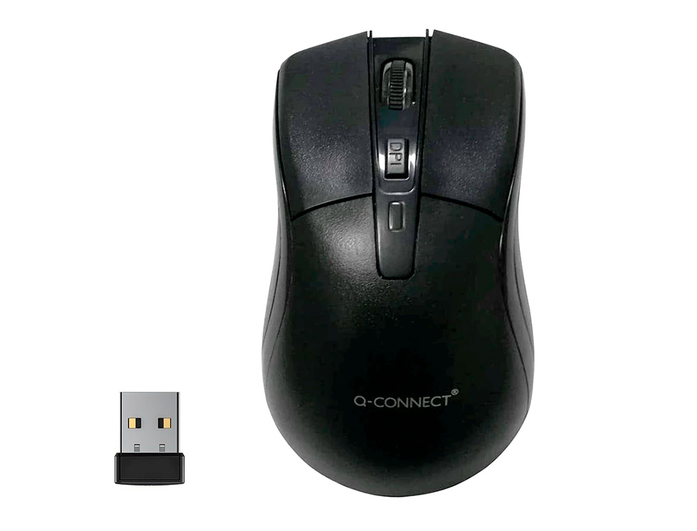 RATO Q-CONNECT OPTICO 1000 DPI SEM FIOS NANO RECETOR USB 2,4 GHZ