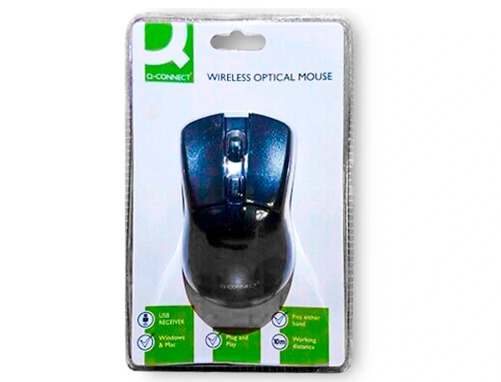 RATO Q-CONNECT OPTICO 1000 DPI SEM FIOS NANO RECETOR USB 2,4 GHZ