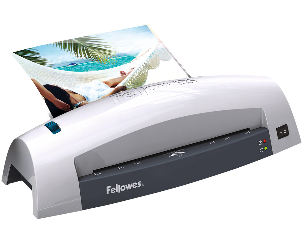 PLASTIFICADORA FELLOWES LUNAR DIN A4 2 ROLOS ATE 80 MICRONS