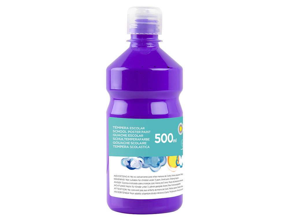 GUACHE ESCOLAR LIDERPAPEL 500 ML VIOLETA