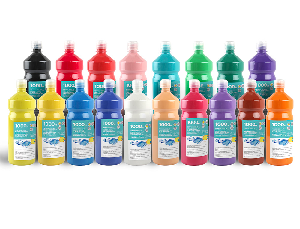 GUACHE ESCOLAR LIDERPAPEL 1000 ML BRANCO