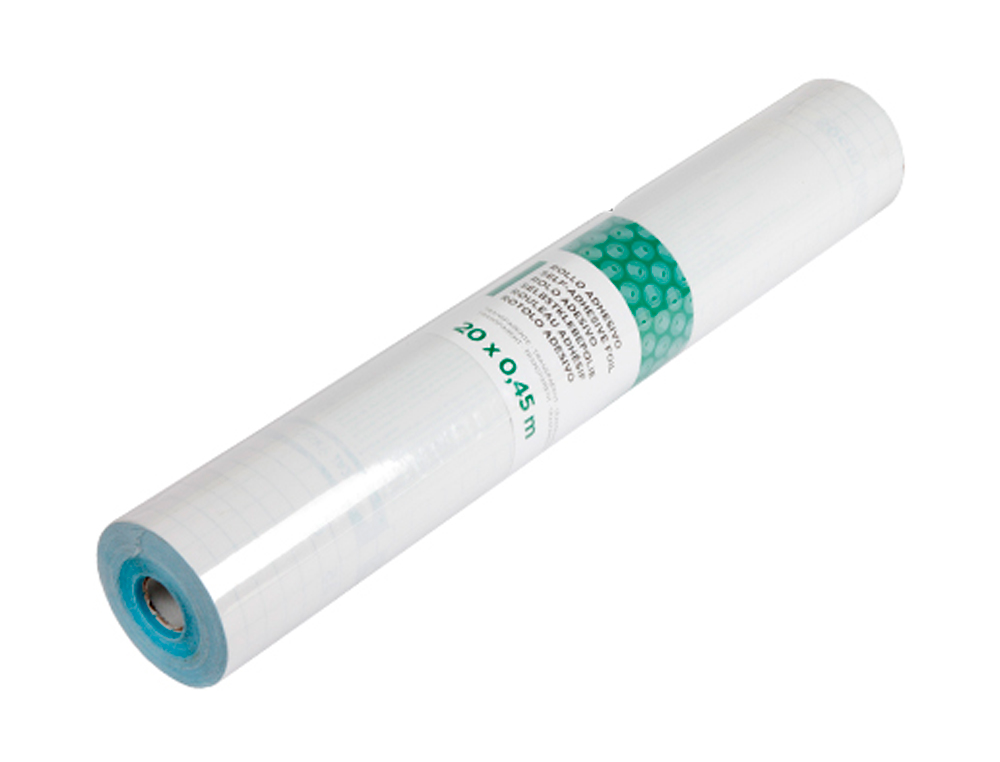 ROLO ADESIVO LIDERPAPEL TRANSPARENTE ROLO DE 0,45 X 20 MT