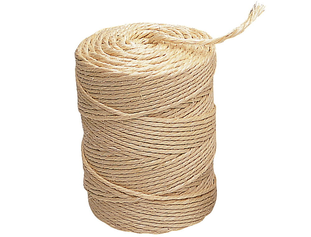 CORDA SISAL 3 CABOS LIDERPAPEL ROLO 1 KG