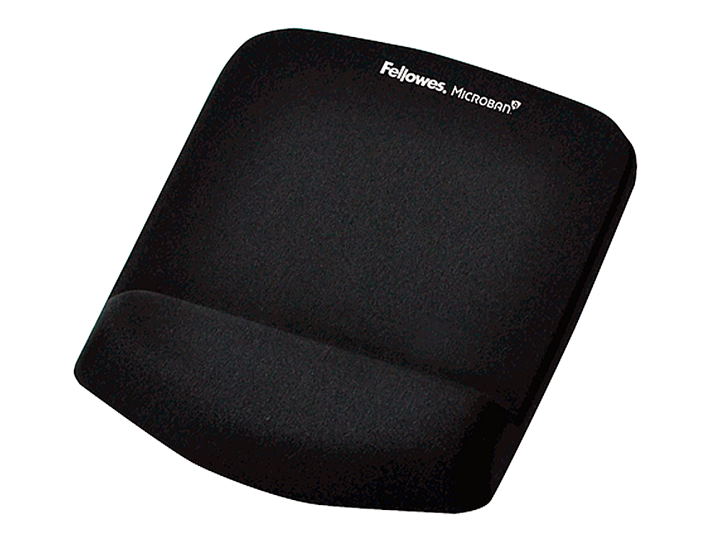 TAPETE PARA RATO FELLOWES COM APOIO DE PULSOS PLUSH TOUCH FOAM PRETO
