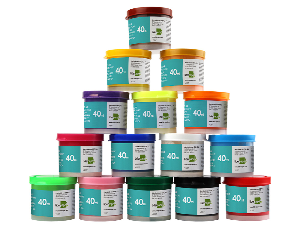 GUACHE LIDERPAPEL ESCOLAR 40 ML CASTANHO