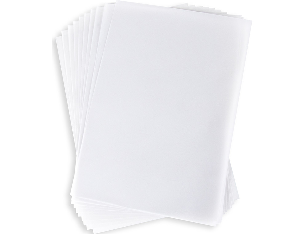 BLOCO DE PAPEL VEGETAL LIDERPAPEL DIN A3 297X420MM 70 GR BOLSA DE 12 FOLHAS