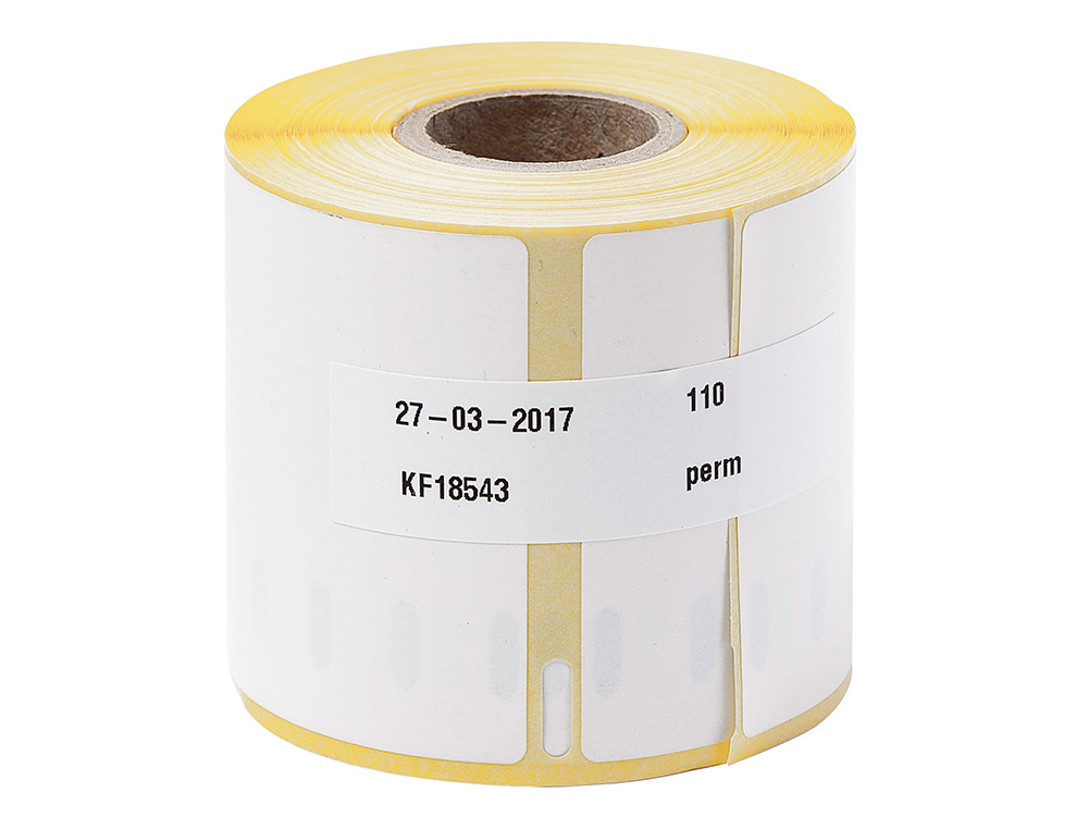 ETIQUETA ADESIVA Q-CONNECT KF18543 COMPATIVEL DYMO 99019 FORMATO 54X190 MM CAIXA COM 110 ETIQUETAS