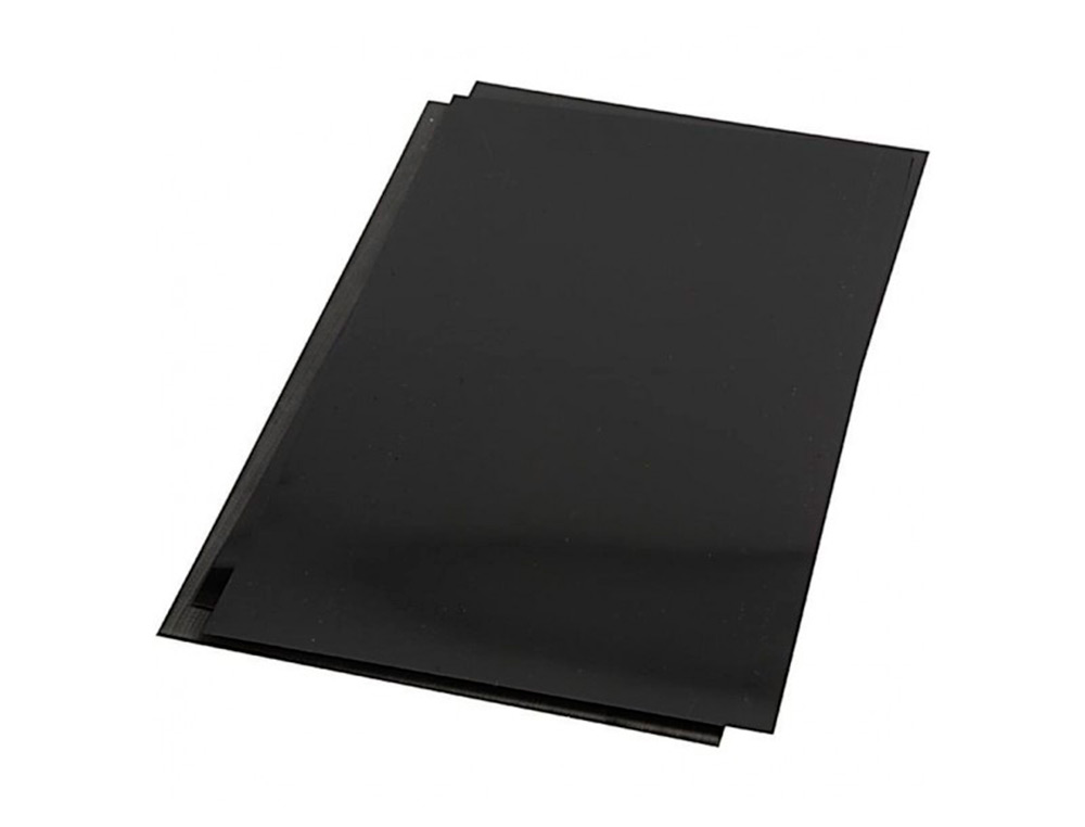 CAPA DE ENCADERNACAO Q-CONNECT PVC DIN A3 OPACA PRETA 200 MICRONS PACK DE 100 UNIDADES