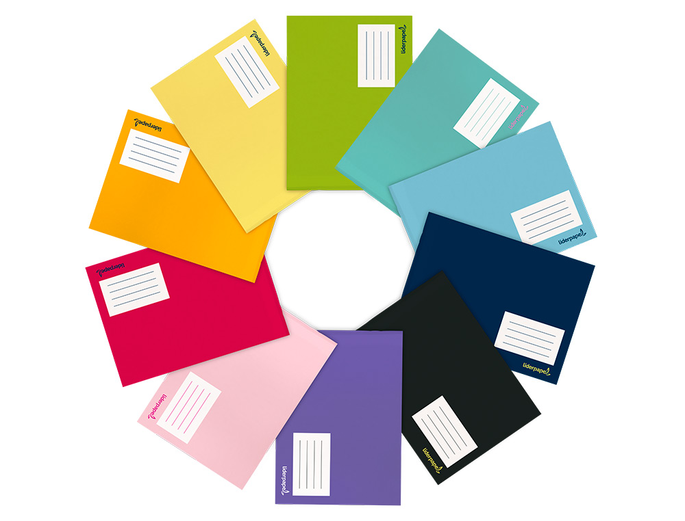 CADERNO AGRAFADO LIDERPAPEL DIN A5 32 F QUADRICULA 3 MM COM MARGEM CORES SORTIDOIS