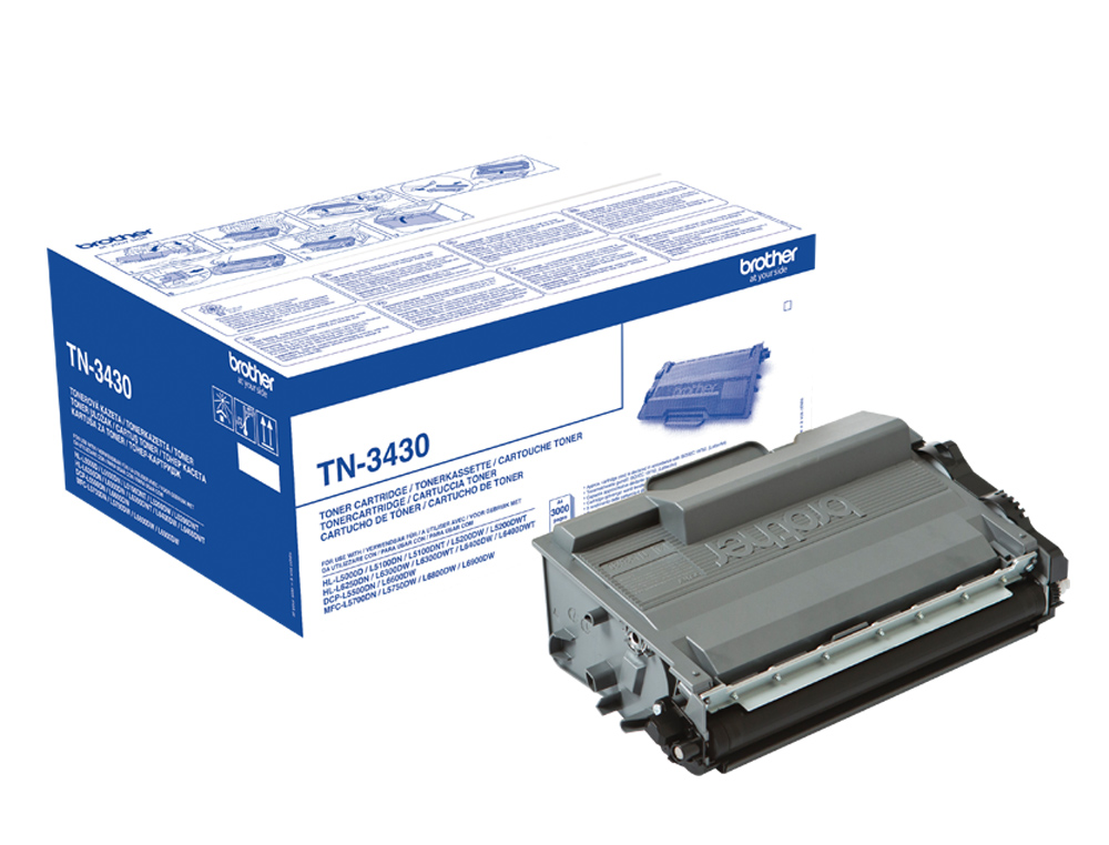 TONER BROTHER TN-3430 DCP-L5500DN / DCP-L6600DW / HL-L5000D / MFC-L5700 PRETO 3000 PAG
