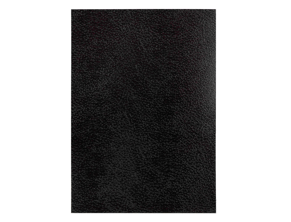 CAPA DE ENCADERNACAO LIDERPAPEL CARTAO DIN A4 1 MM PRETA PACK DE 50 UNIDADES