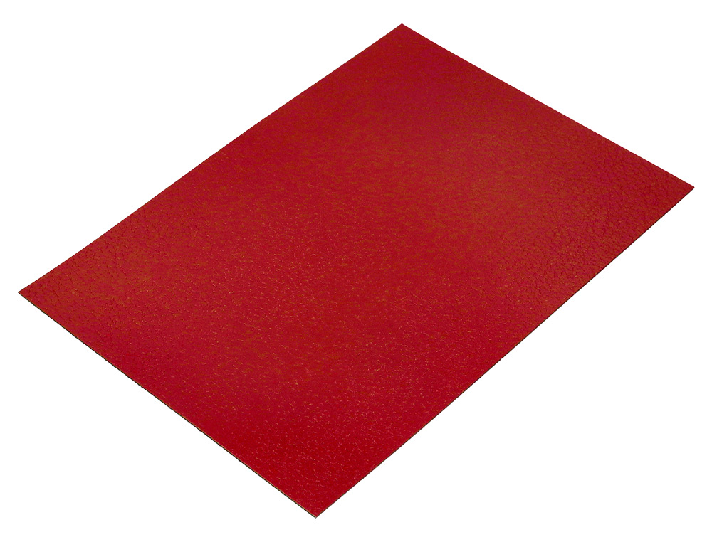 CAPA DE ENCADERNACAO LIDERPAPEL CARTAO DIN A4 1 MM VERMELHA PACK DE 50 UNIDADES