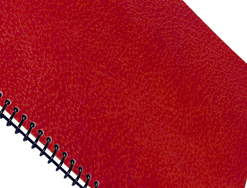 CAPA DE ENCADERNACAO LIDERPAPEL CARTAO DIN A4 1 MM VERMELHA PACK DE 50 UNIDADES