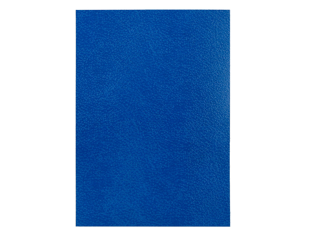 CAPA DE ENCADERNACAO LIDERPAPEL CARTAO DIN A4 1 MM AZUL PACK DE 50 UNIDADES