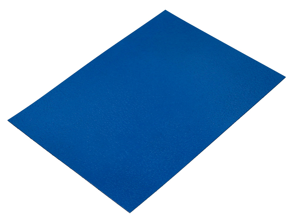 CAPA DE ENCADERNACAO LIDERPAPEL CARTAO DIN A4 1 MM AZUL PACK DE 50 UNIDADES