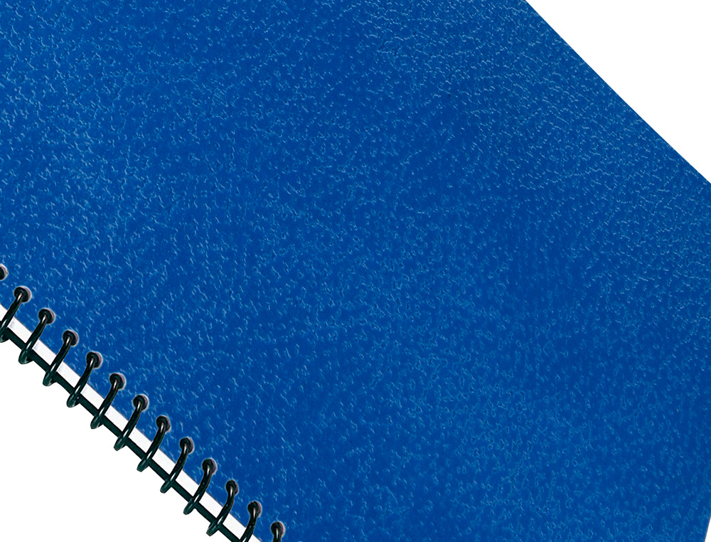 CAPA DE ENCADERNACAO LIDERPAPEL CARTAO DIN A4 1 MM AZUL PACK DE 50 UNIDADES