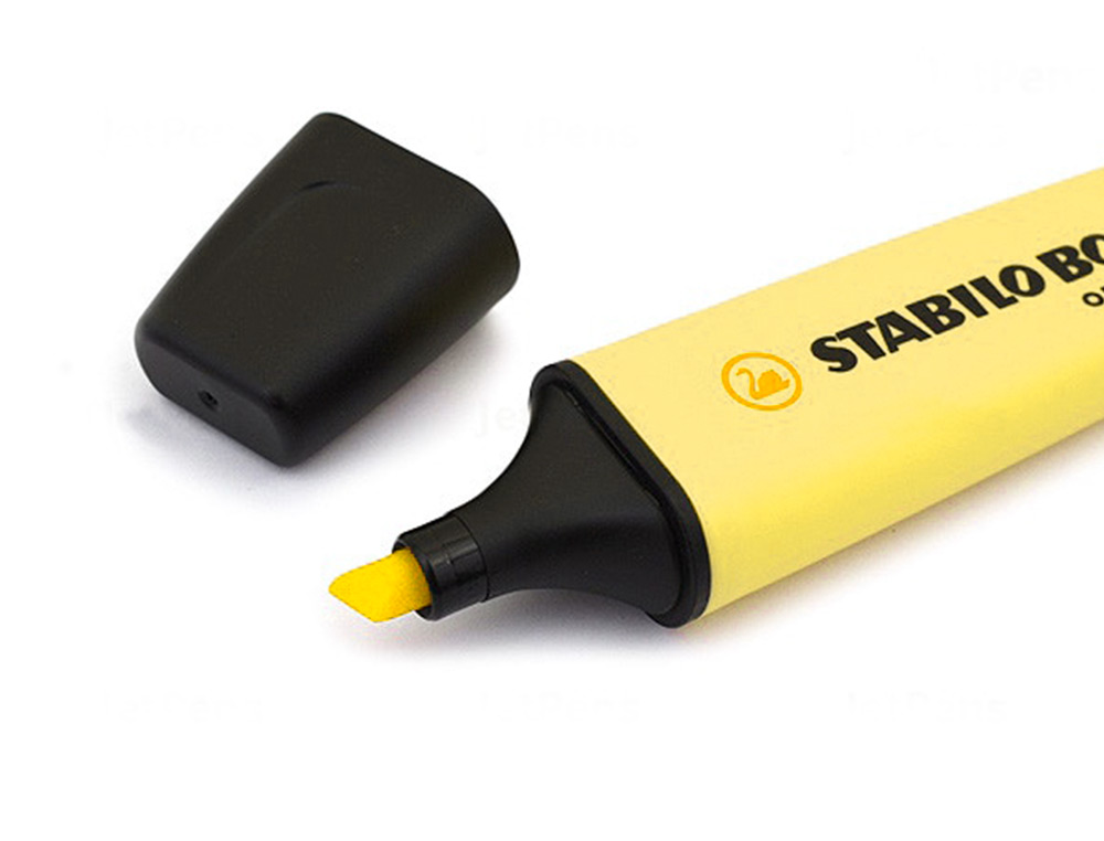 MARCADOR FLUORESCENTE STABILO BOSS 70 PASTEL AMARELO CREMOSO