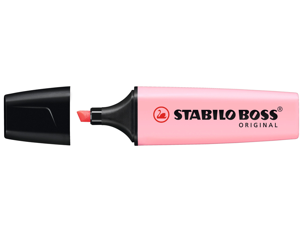 MARCADOR FLUORESCENTE STABILO BOSS 70 PASTEL ROSA