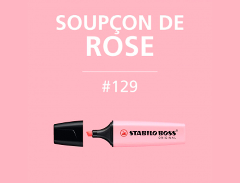 MARCADOR FLUORESCENTE STABILO BOSS 70 PASTEL ROSA
