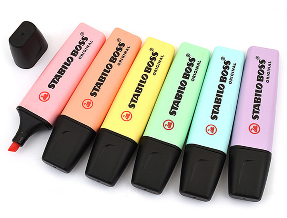 MARCADOR FLUORESCENTE STABILO BOSS 70 PASTEL ROSA